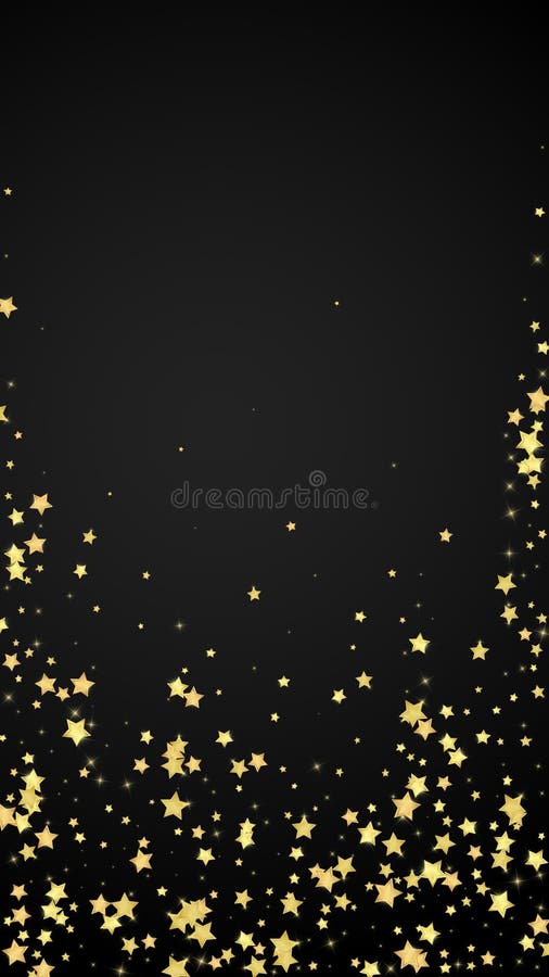 Magic Stars Vector Overlay. Gold Stock Illustration - Illustration of ...