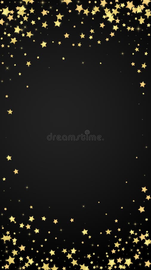 Magic Stars Vector Overlay. Gold Stock Illustration - Illustration of ...