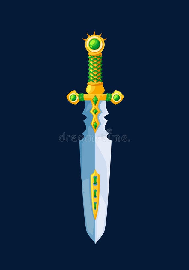 Magic cartoon axes hatchets spears and lances Vector Image