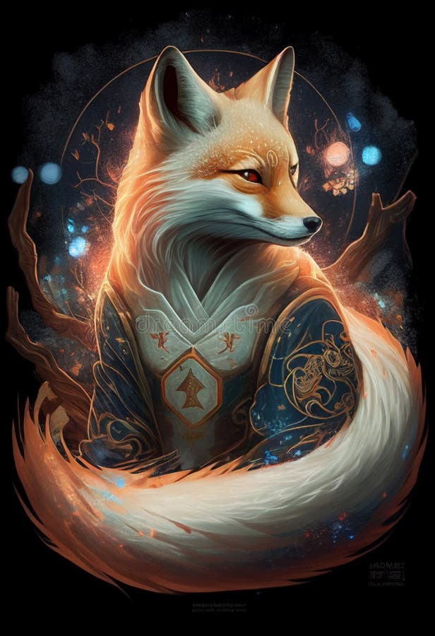 Enigmatic Kitsune Stock Illustrations – 6 Enigmatic Kitsune Stock ...