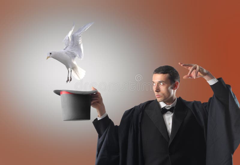 Magician stock photography