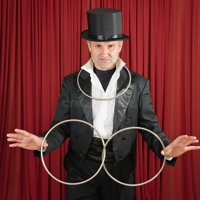 Magician Classic Magician Pose Stock Photo Image of costume, people