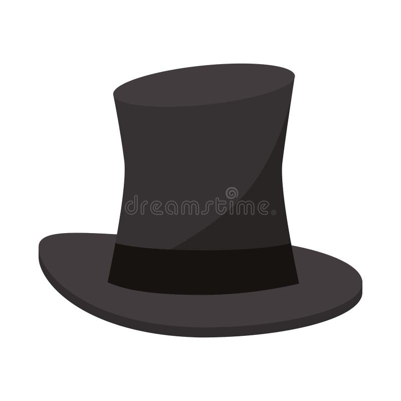 Magician hat cartoon isolated. Vector illustration graphic design vector illustration