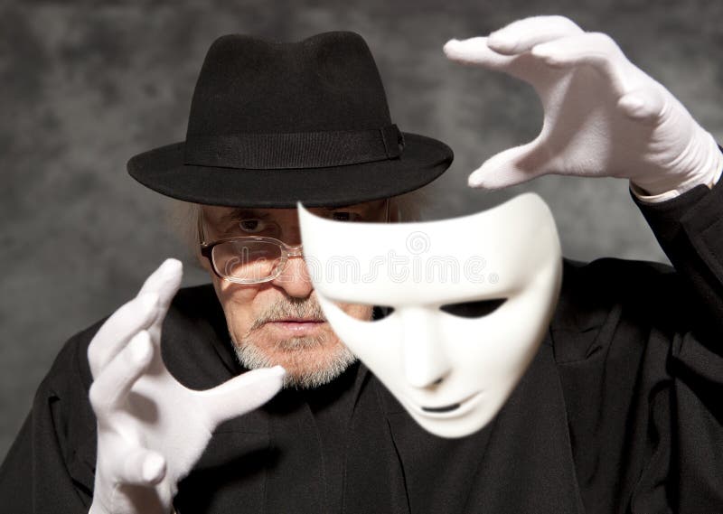 Magician hat and mask stock image. Image of mask, decor 11479327