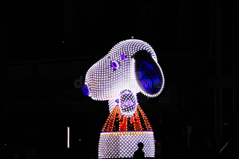 Osaka Japonia, Aug, - 12,2016: Magiczna Starlight parada przy universal studio Japonia Aug 12 2016