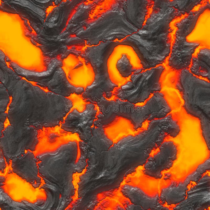 Magma o lava fusa illustrazione vettoriale