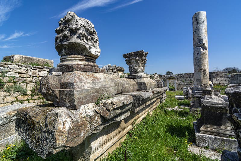 Magnesia Ancient City, Magnesium and Maeandrum. Manisa, Turkey Stock ...