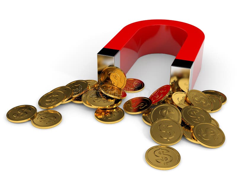 and coins stock illustration. Illustration of background 934142