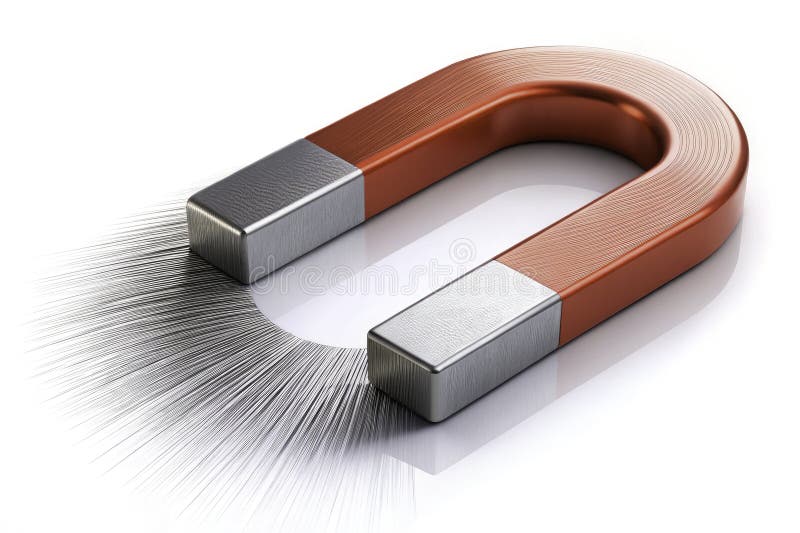 Magnet de artă curată, care ilustrează un vector grafic de calitate superioară pentru proiecte de inginerie științifică și design vector illustration