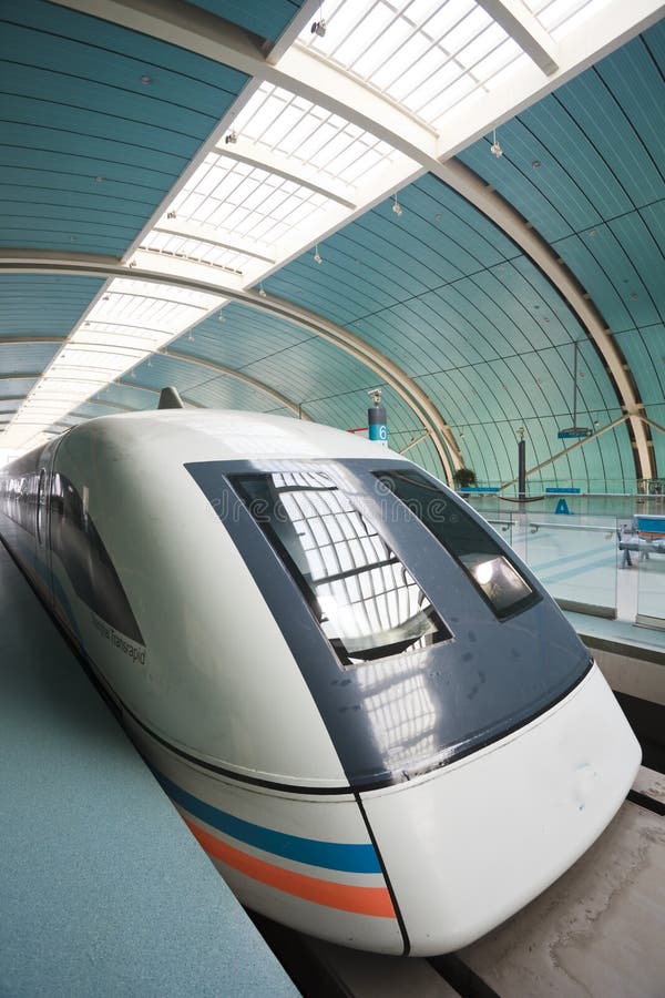 Magnetic levitation train royalty free stock photography Magnetic levitation train royalty free stock photography