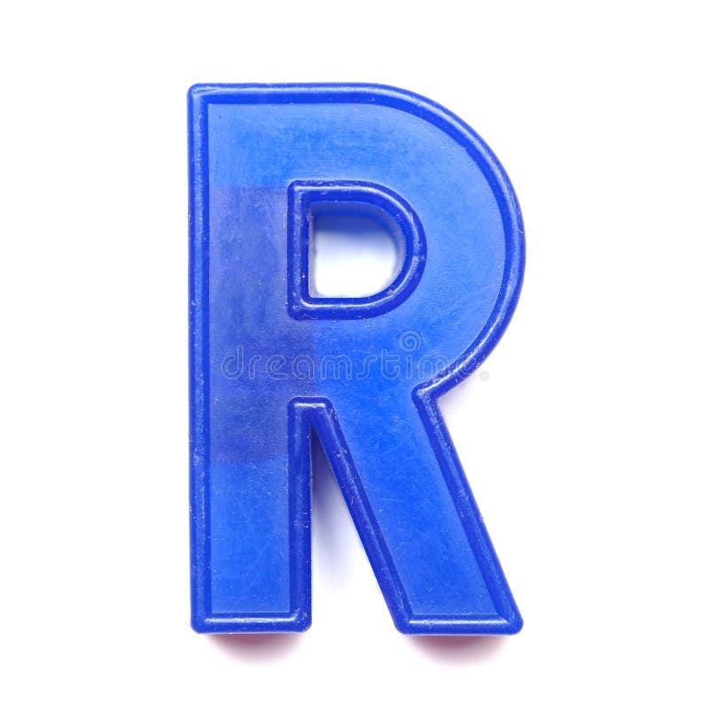 Uppercase Letter R Stock Image Image of play, blue 185910023