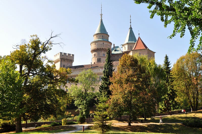 Nádherný zámok Bojnice na Slovensku