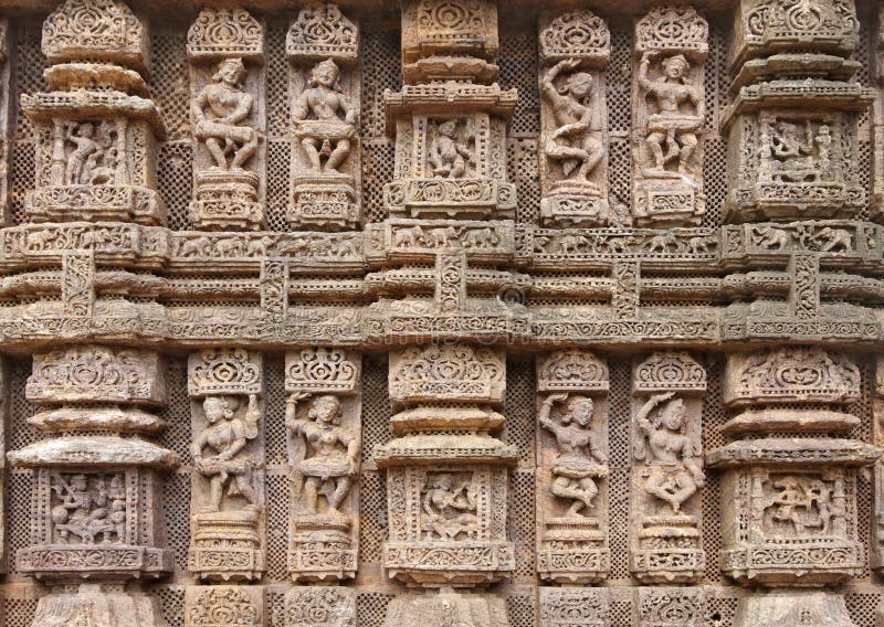 Magnificent musician sculptures, Sun temple Konark
