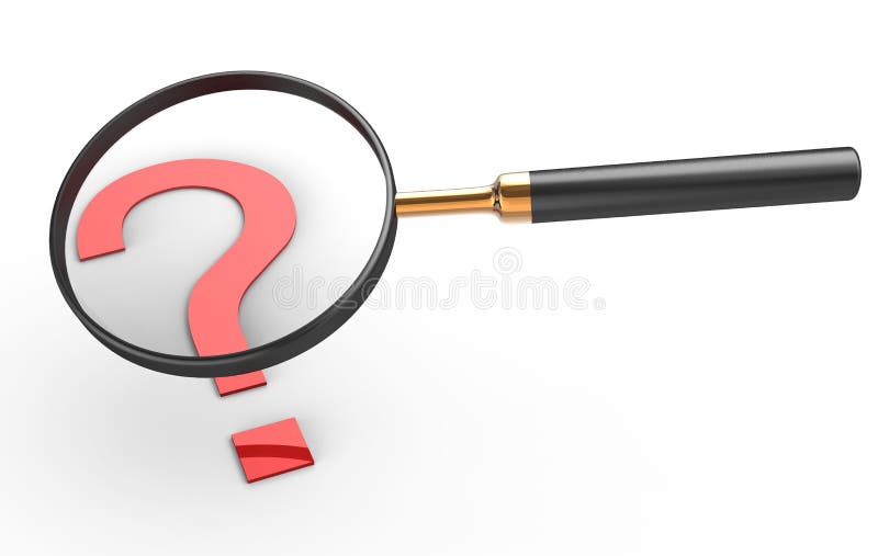 Magnifier stock illustration. Illustration of science - 17628633