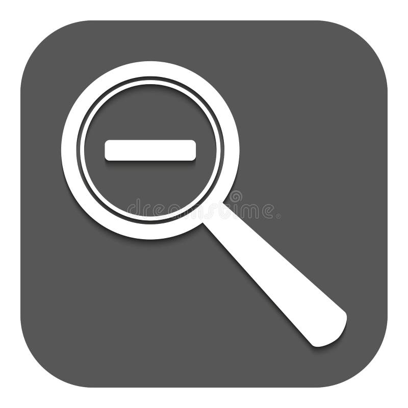 Magnifier Glass. Search Icons. Vector. Set Stock Illustration