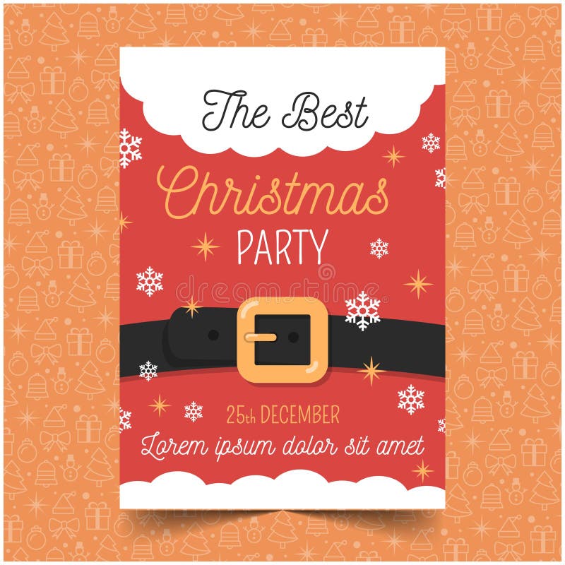 Magnifique joyeux Joyeux cadeau de Noël illustration stock