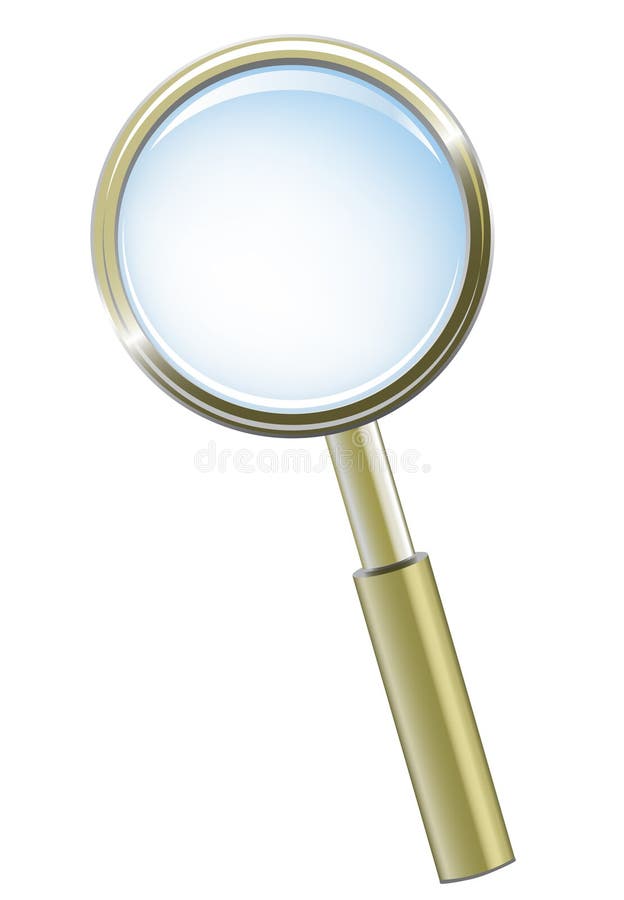 Magnifying lens stock vector. Illustration of detail, inquire - 5126549