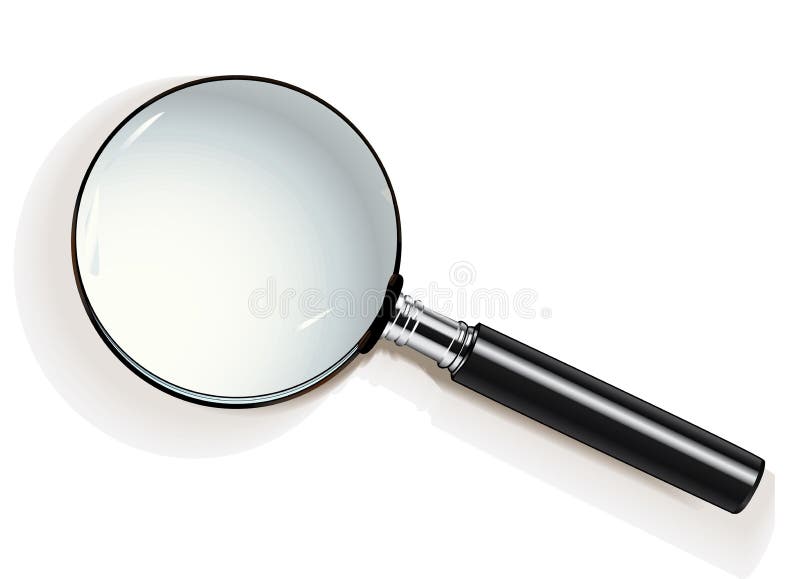 Magnifying lens stock vector. Illustration of detail, inquire - 5126549