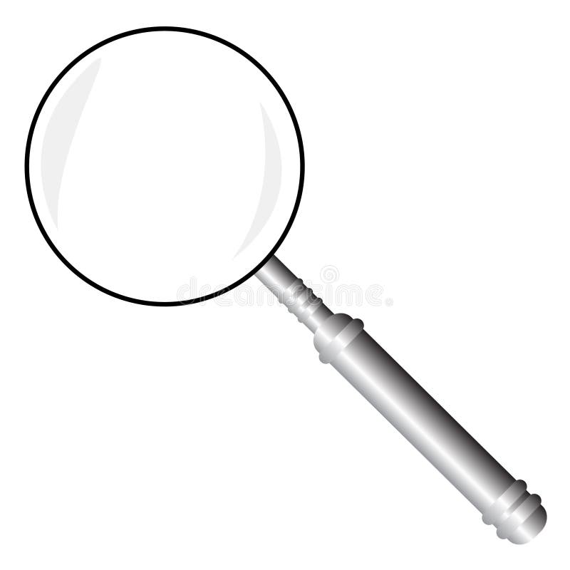 Magnifying glass stock photography