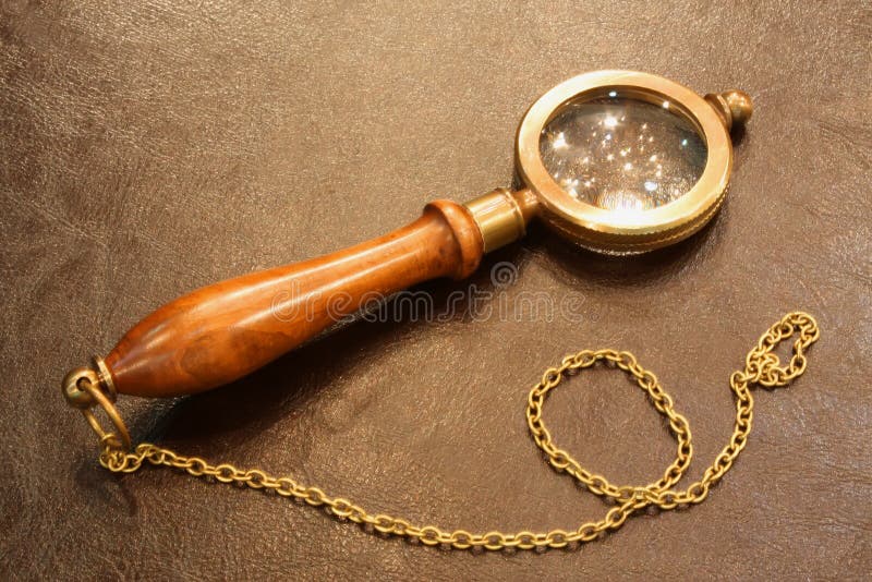Oldfashioned Magnifying Glass Stock Photo Image of glass, magnifying