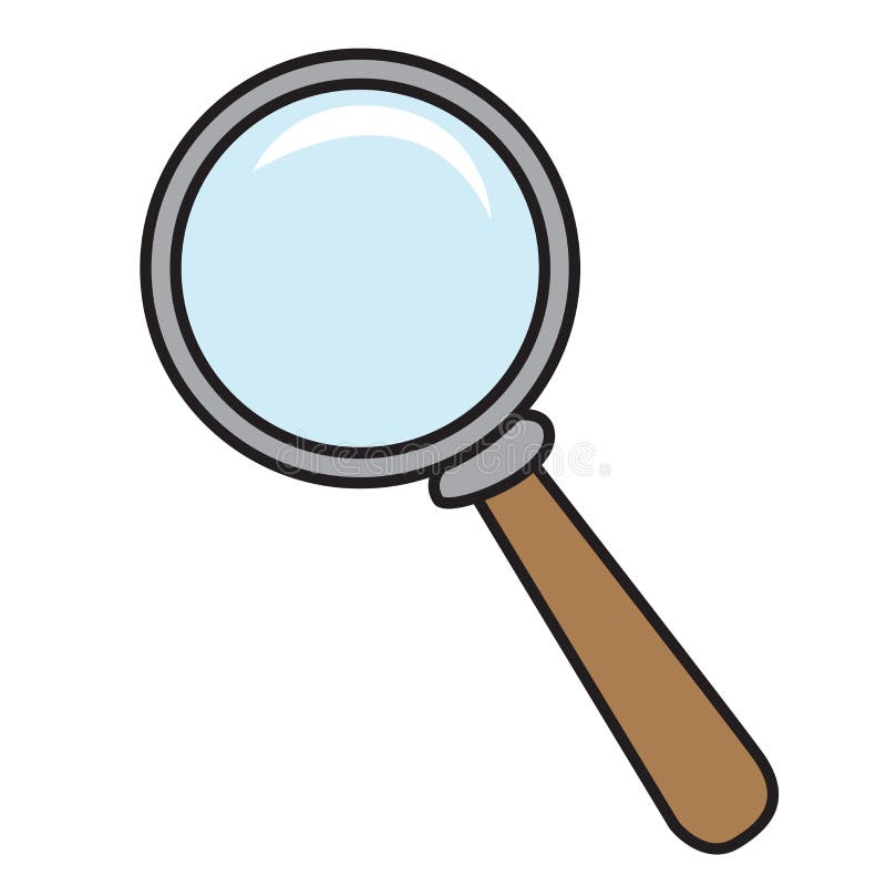 Magnifying glass stock vector. Illustration of inspect - 117871087