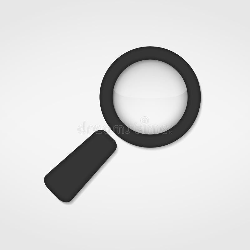 Magnifying Glass Icon Vector from Business Collection. Thin Line