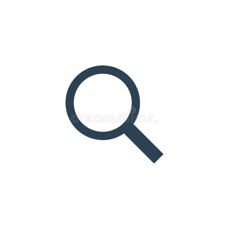 Magnifying glass icon. Search icon. Stock vector illustration on white background vector illustration