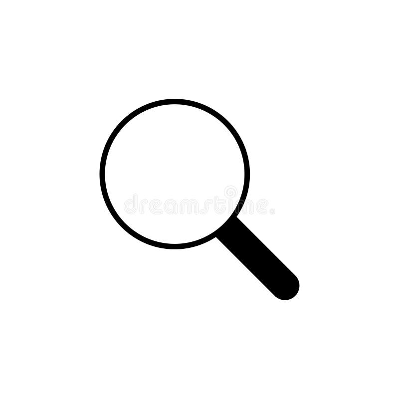 Magnifying Glass Icon Vector Illustration Template Design Trendy Stock ...