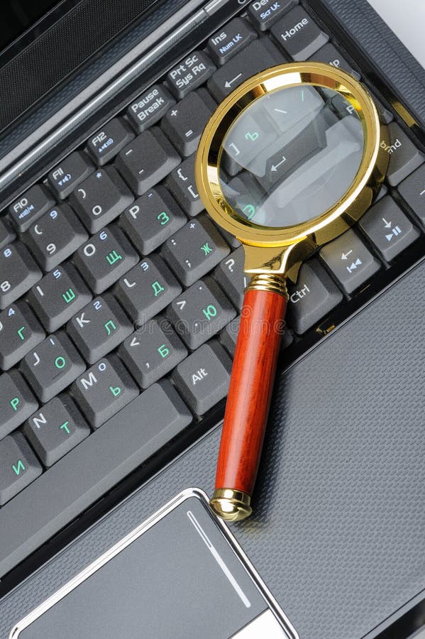 Magnifying glass stock vector. Illustration of eyesight 26060291