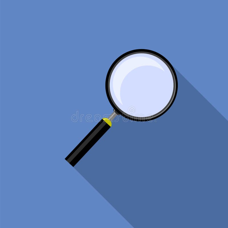 Magnifying Glass. Magnify Icon. Magnifier or Loure Sign. Search Searching Lookin