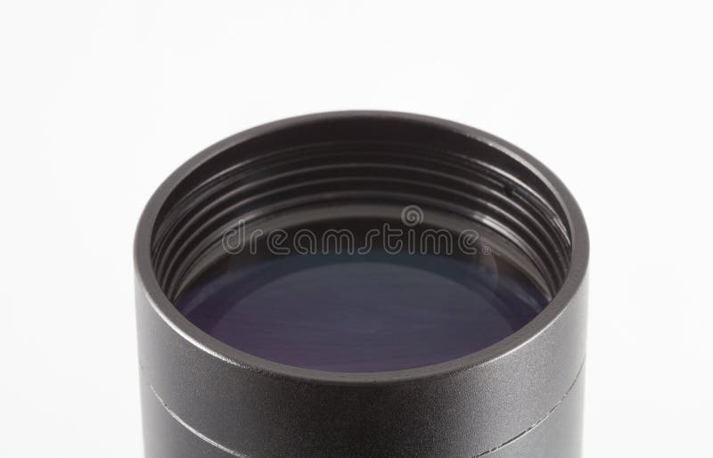 Magnifying optic objective lens royalty free stock image