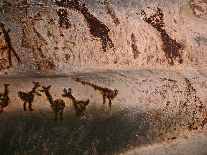 Magura Cave in Bulgaria. Prehistoric wall paintings from Epipaleolithic, late Neolithic, Eneolithic and early Bronze Age. Magura Cave in Bulgaria. Prehistoric wall paintings from Epipaleolithic, late Neolithic, Eneolithic and early Bronze Age