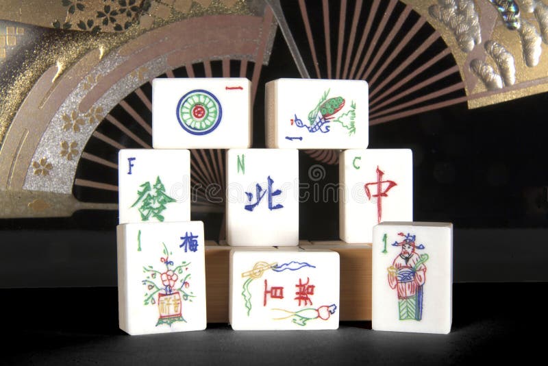 Mahjong Solitaire stock image. Image of chinese, asia - 100025657