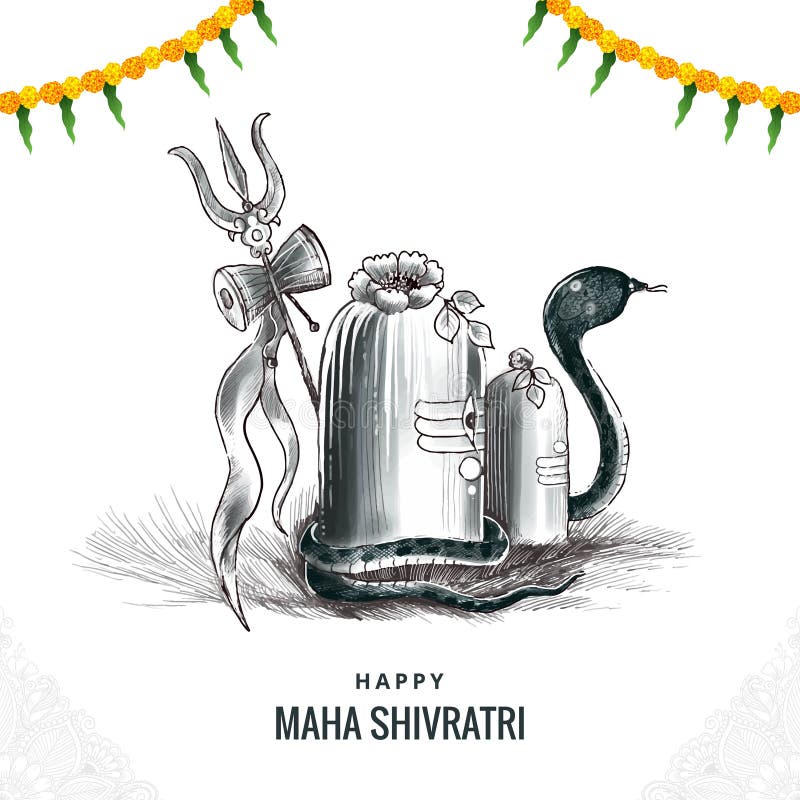 Shivratri Lord Shiv Art in Blue Stock Photo - Image of celebrate, holiday:  212570512