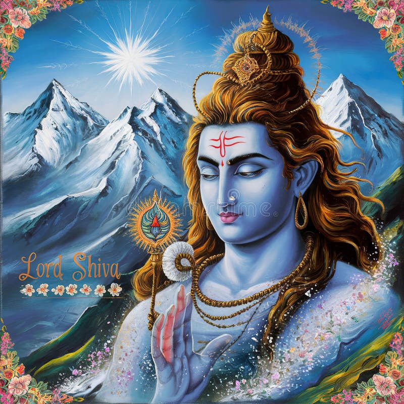 Maha Shivratri, Illustration of Lord Shiva. Illustration for Maha ...