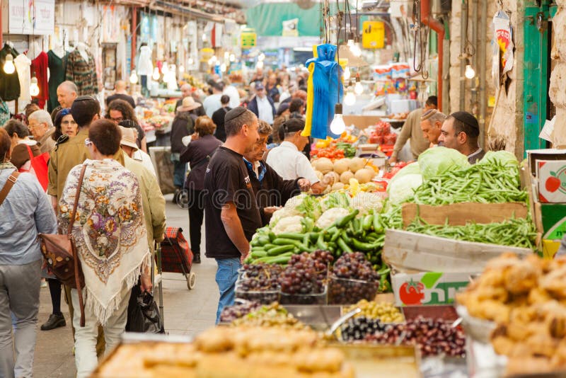 Mahane Yehuda photos libres de droits Mahane Yehuda photos libres de droits