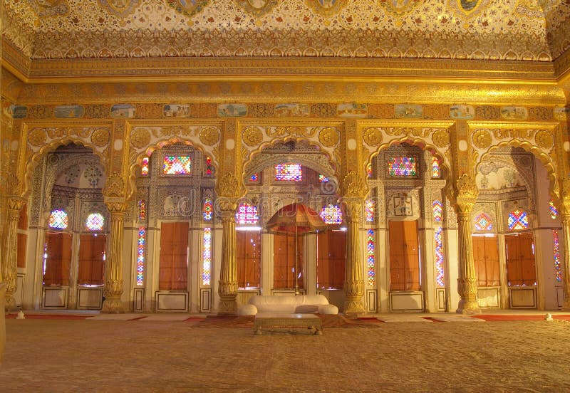 Maharajah room inside Mehrangarh Fort,Jodhpur