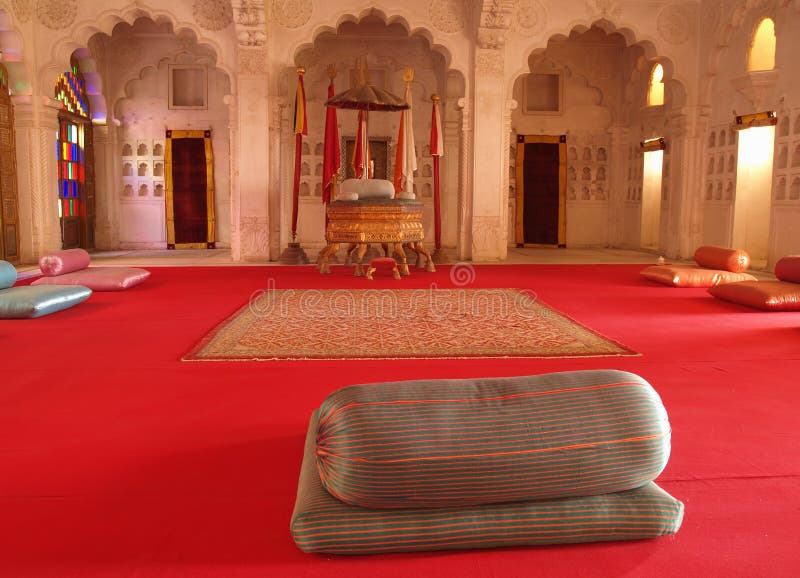 Maharajah room inside Mehrangarh Fort,Jodhpur