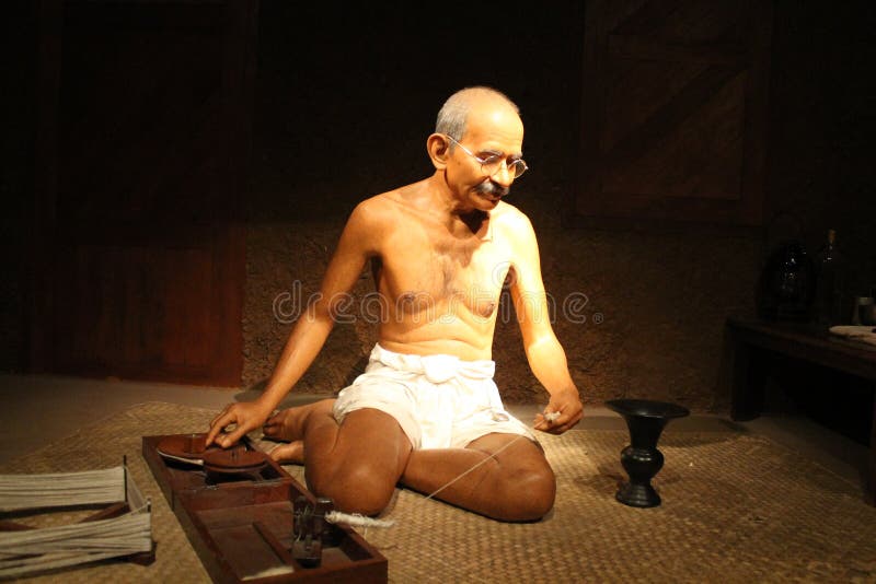 Mahatma Gandhi , wax model at Thai Human Imagery Museum, Nakhon Pathom