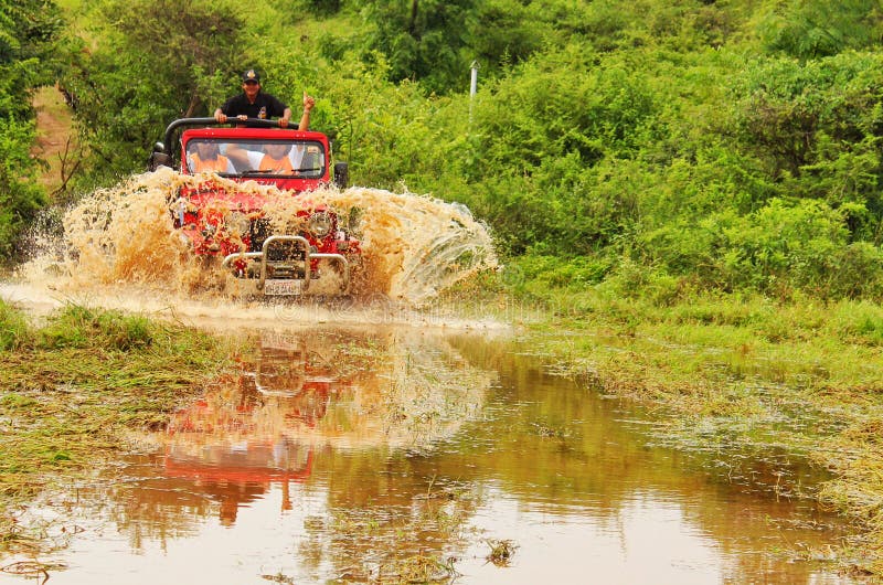 Mahindra Thar Offroading in the Jungle