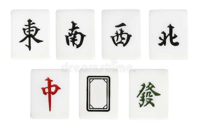 Mahjong stock photo