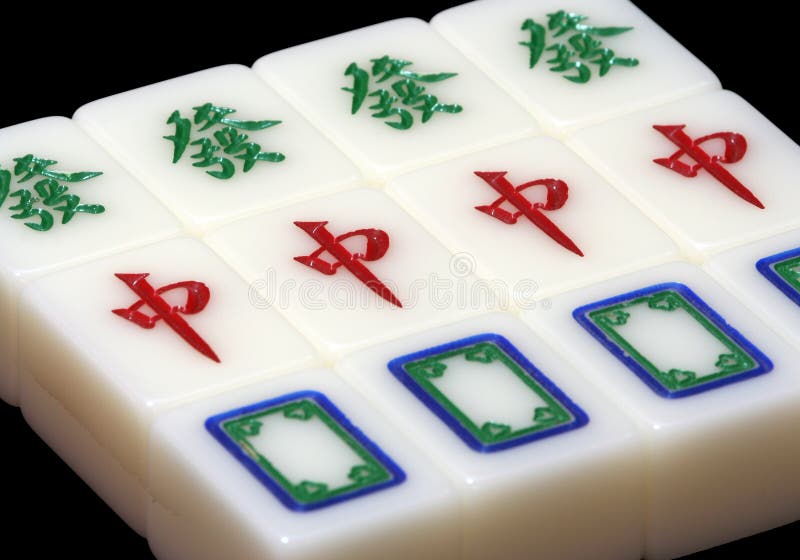 Mahjong Solitaire stock image. Image of chinese, asia - 100025657