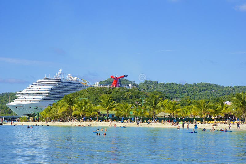 Mahogany Bay in Roatan, Honduras Editorial Photo Image of palmtrees