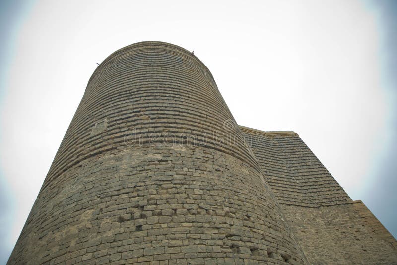 Maiden Tower was built in the 12th century as part of the walled city. Maiden Tower Baku. The Maiden Tower also known as Giz stock photo Maiden Tower was built in the 12th century as part of the walled city. Maiden Tower Baku. The Maiden Tower also known as Giz stock photo
