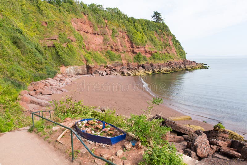 Beach Devon England Stock Image Image of destination