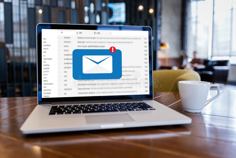 Mail Communication Connection message to mailing contacts phone royalty free stock image