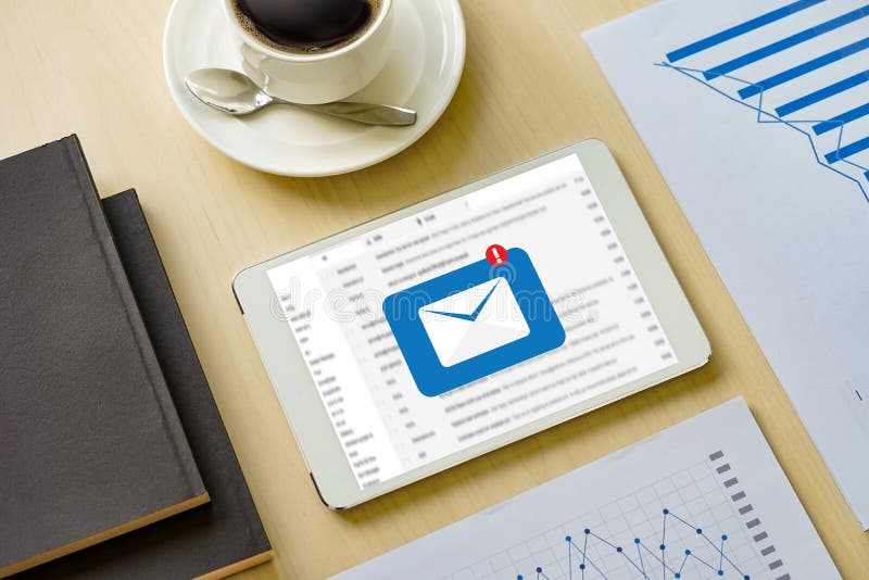 Mail Communication Connection message to mailing contacts phone royalty free stock photos