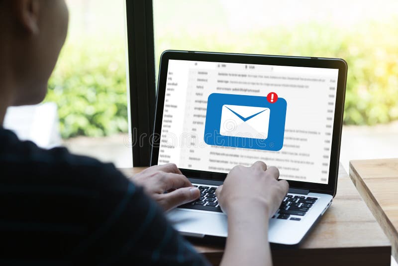 Mail Communication Connection message to mailing contacts phone royalty free stock images