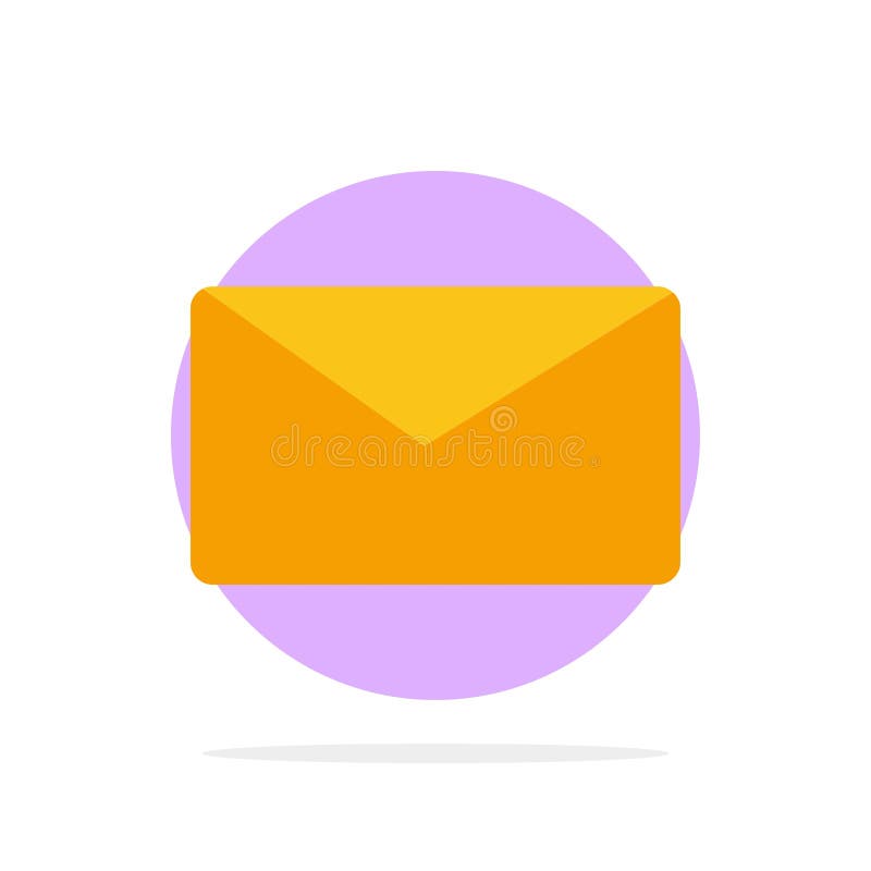 Mail, Email, User, Interface Abstract Circle Background Flat color Icon vector illustration Mail, Email, User, Interface Abstract Circle Background Flat color Icon vector illustration