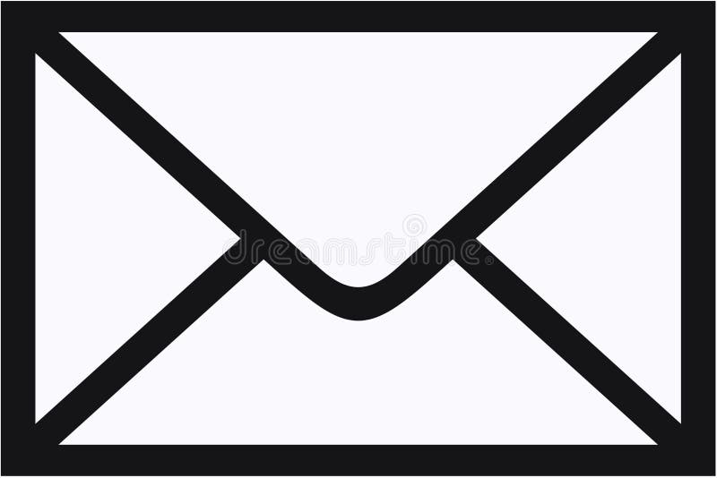 Mail envelope concept royalty free illustration